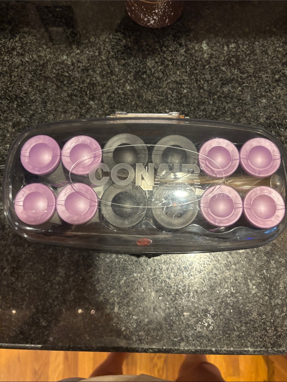 Conair Purple Hot Roller Set with Carry Case